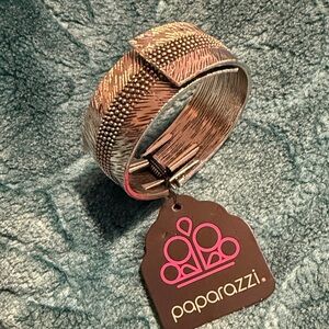 Paparazzi Two-Tone Textured Bracelet